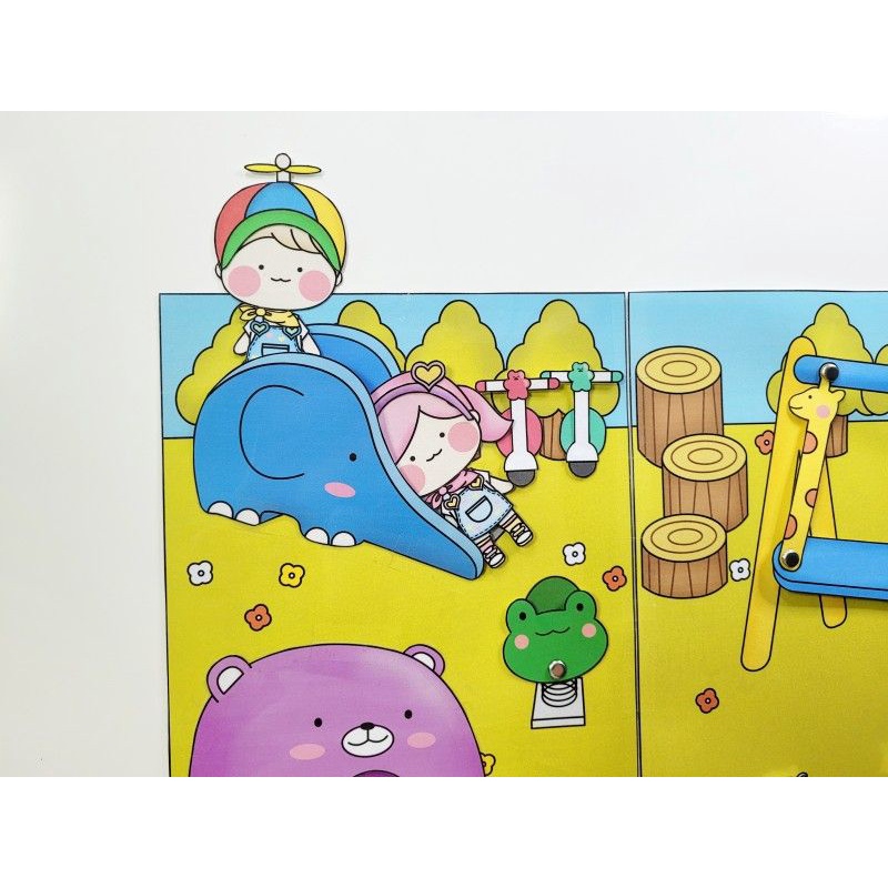 ĐI CÔNG VIÊN BÚP BÊ GIẤY