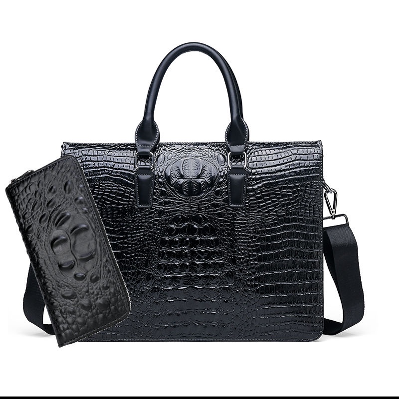 Túi xách da cá sấu thời trang dành cho nam | BigBuy360 - bigbuy360.vn