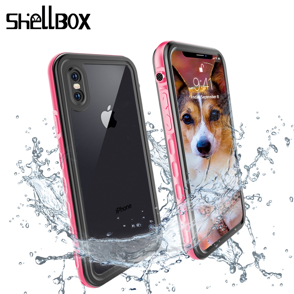 Ốp điện thoại chống thấm nước bảo vệ 360 độ cho iPhone 11 Pro / xs Max / 6 6s Plus 7 8 Plus XR iPhone X