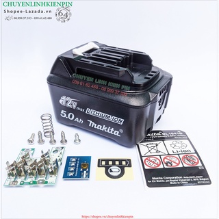 Vỏ mạch pin makita 10.8v 12v max , led báo pin nhận sạc zin