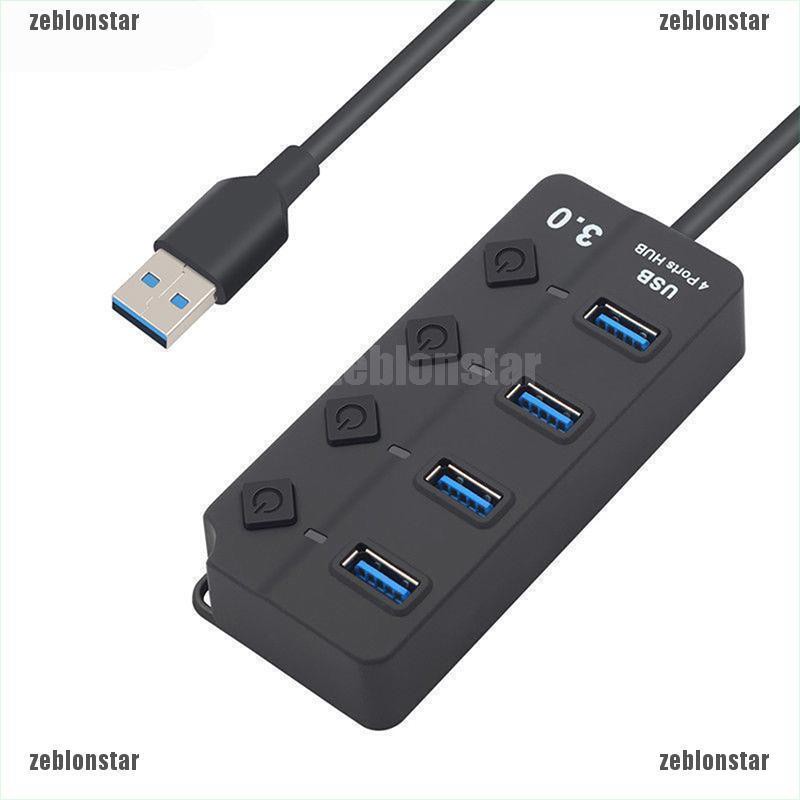 Công tắc phân chia 4/7 lỗ cắm usb 5Gbps chuyên dụng dành cho PC