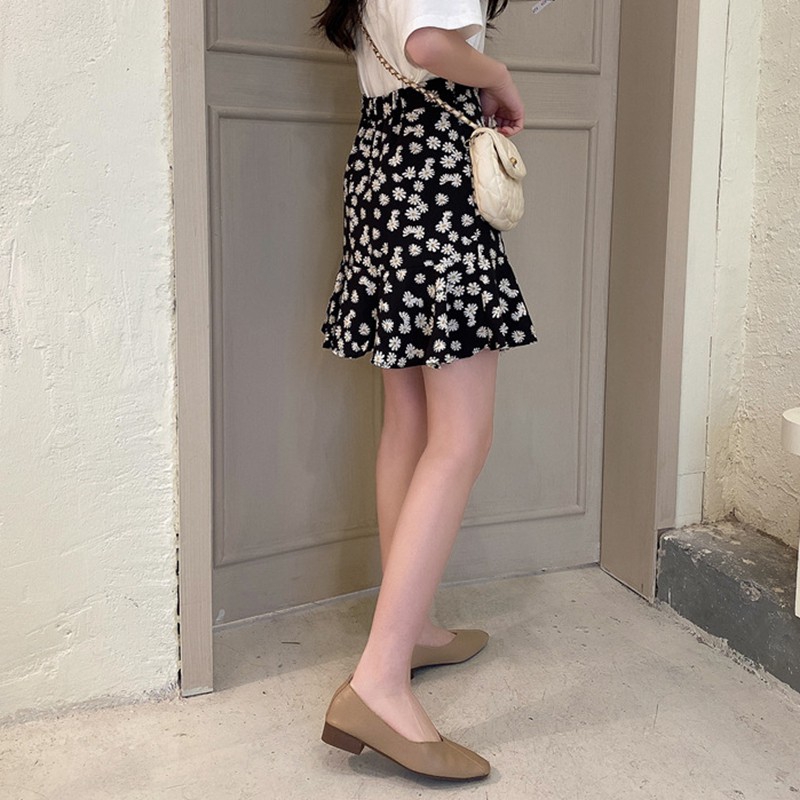 [Baywellfashion]Women Daisy Print Skirts Floral High Waist Skirt | BigBuy360 - bigbuy360.vn