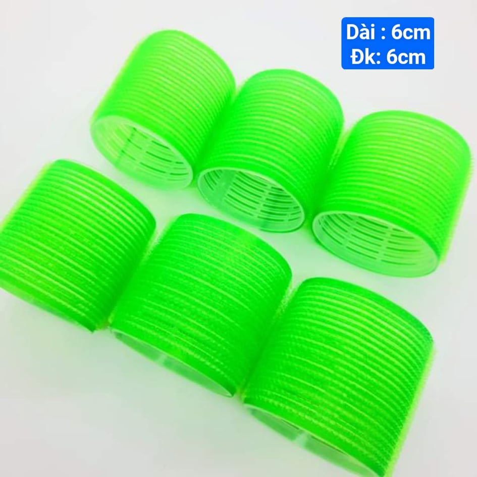 Lô Cuốn Tóc Tự Dính Khổng Lồ 6 x 6cm