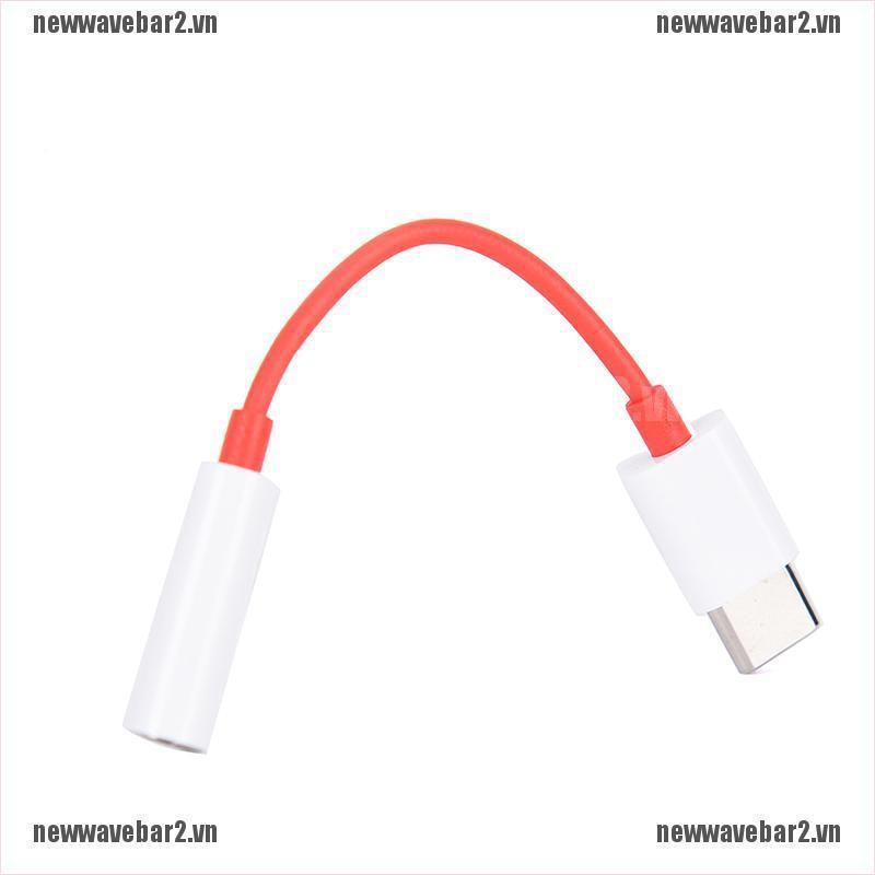 Bộ Chuyển Đổi 2 Đầu Cổng Usb Type C Sang Cổng Âm Thanh 3.5mm Cho Oneplus 6t 7 pro