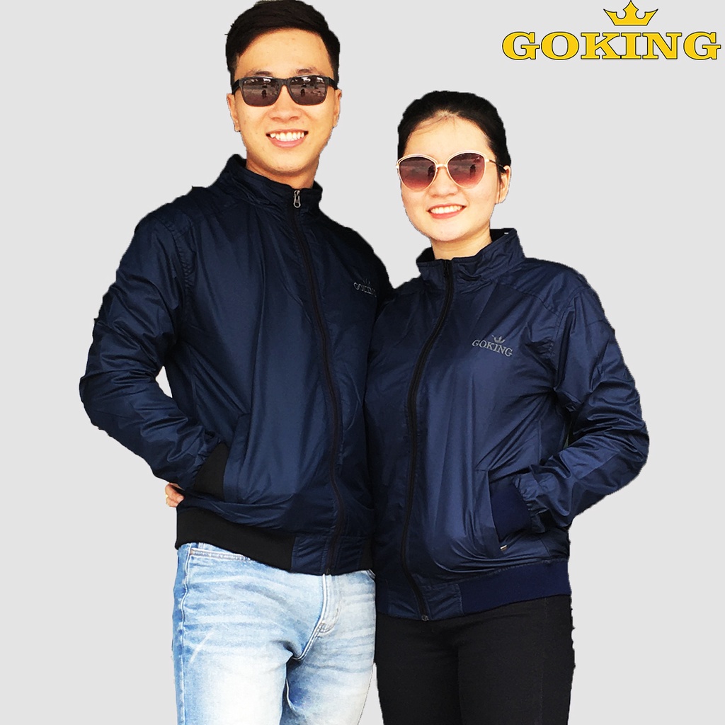Áo khoác nữ nam cách nhiệt, thương hiệu GOKING, hàng hiệu Việt Nam xuất khẩu cao cấp. Áo khoác dù chống nắng gió lạnh