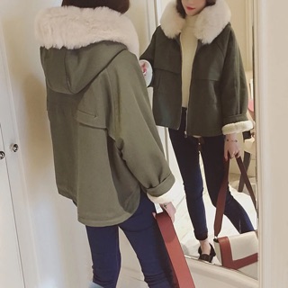Áo Kaki Lót Lông Cừu (order)