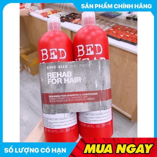 Combo dầu gội xã Tigi đỏ