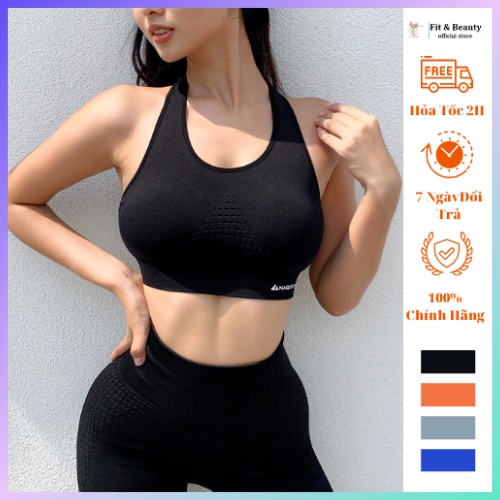 Áo bra thể thao nâng ngực không gọng, bra tập gym nữ Naqiyayabei chính hãng BNAQ02