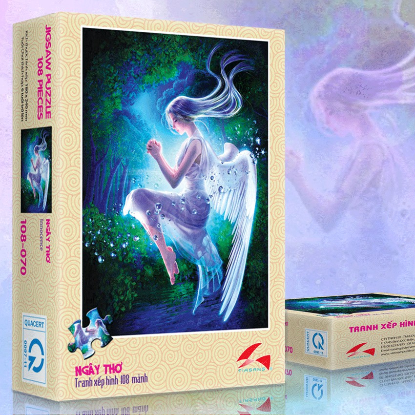 Tranh xếp hình Tia Sáng Jigsaw Puzzle 108 mảnh phát triển trí tuệ cho bé - Thơ Ngây - MSP: 108-070