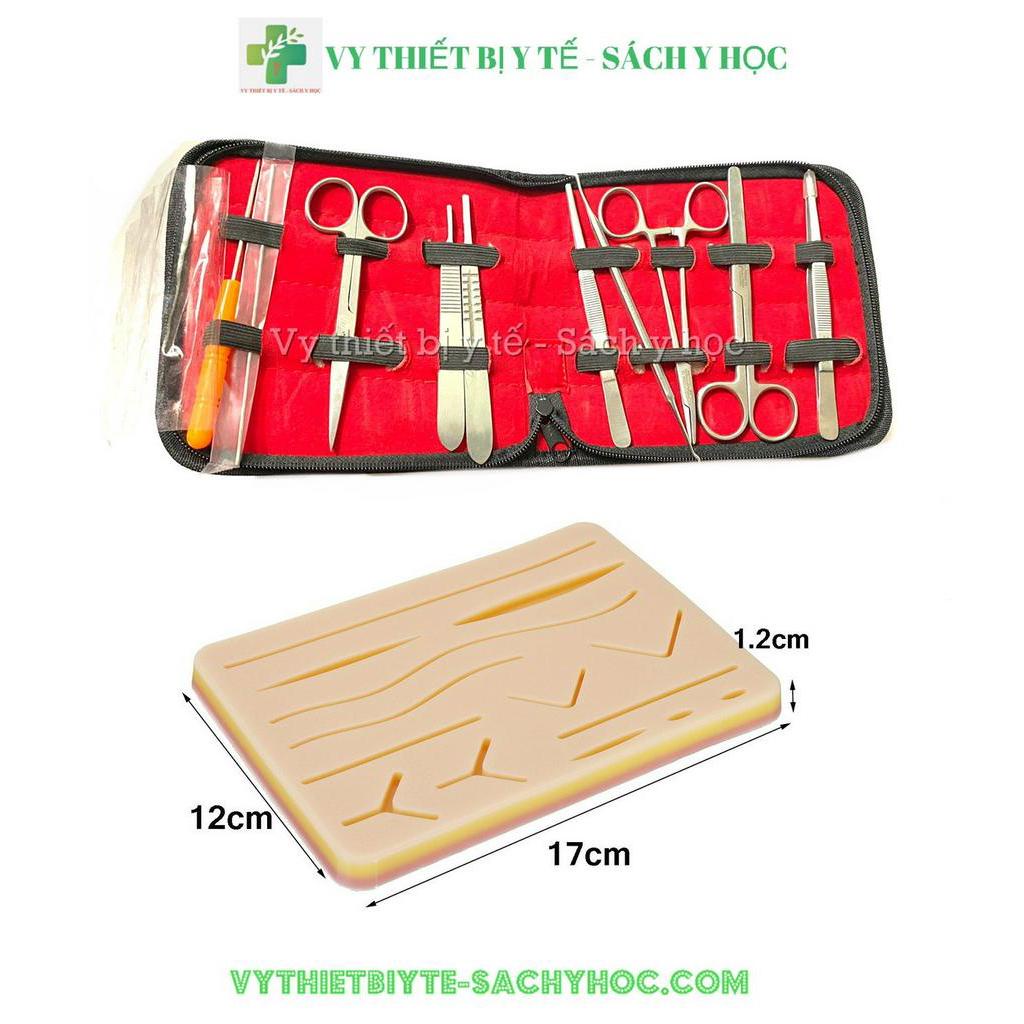 Bộ tiểu phẫu 11 món kèm miếng khâu da mềm