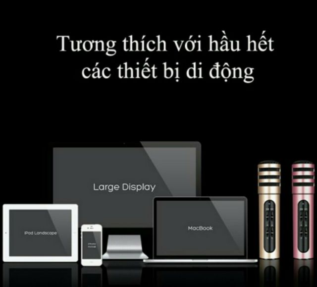 Micro karaoke live stream 3 in 1 trên điện thoại