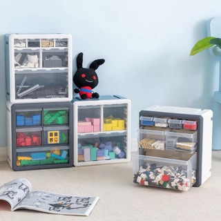 Hộp nhựa đựng đồ chơi lego có khớp nối liền