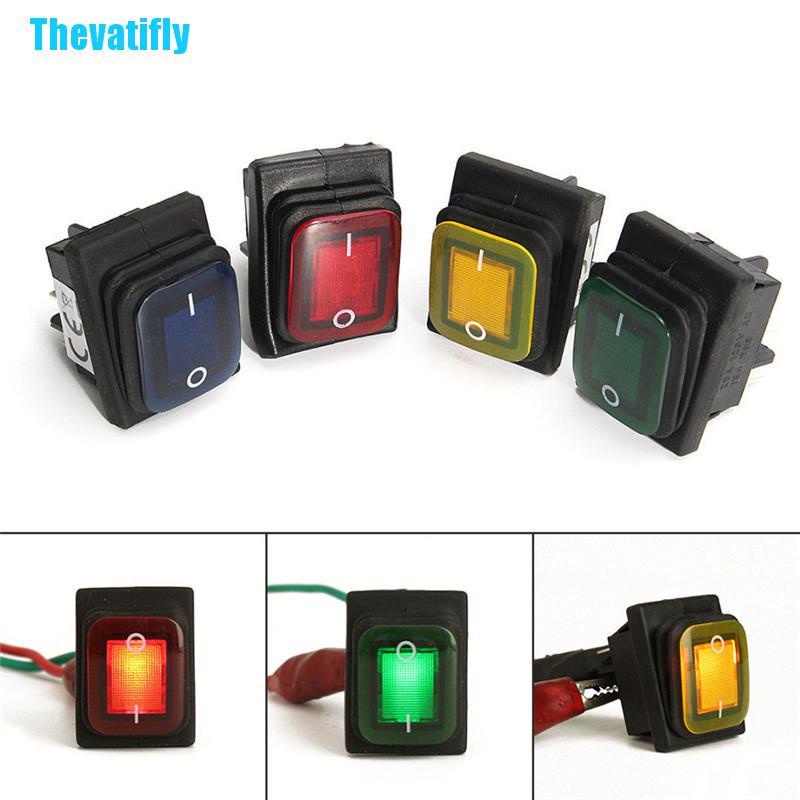 Công tắc on/off 12V chống thấm nước có đèn led thích hợp cho tàu thuyền
