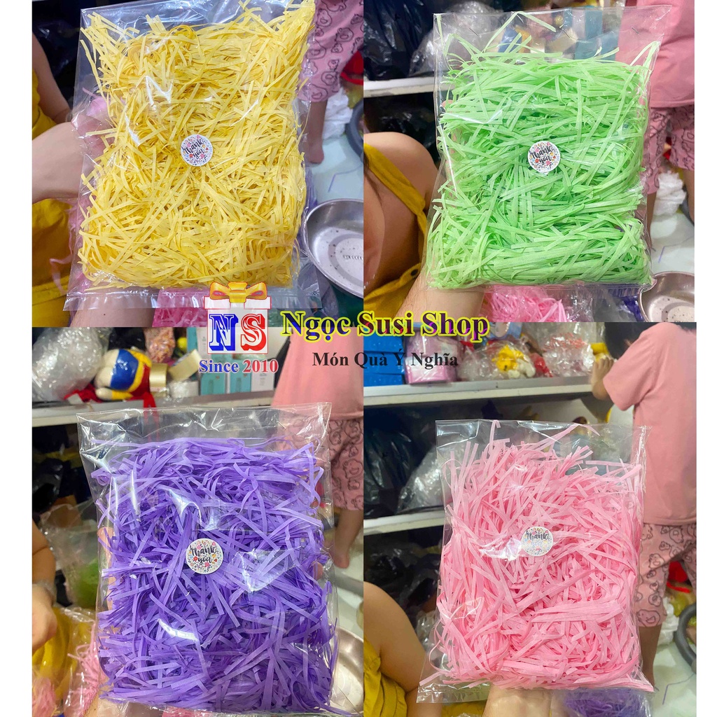[ẢNH THẬT GIẤY RƠM GIẤY VỤN TRANG TRÍ HỘP QUÀ RẤT ĐẸP - GIẤY VỤN BỎ VÀO HỘP QUÀ