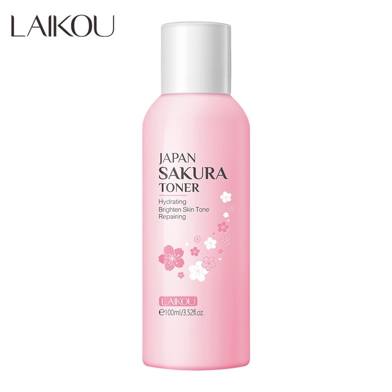 Toner dưỡng ẩm trắng da Hoa anh đào laikou100ml Tami beauty A998