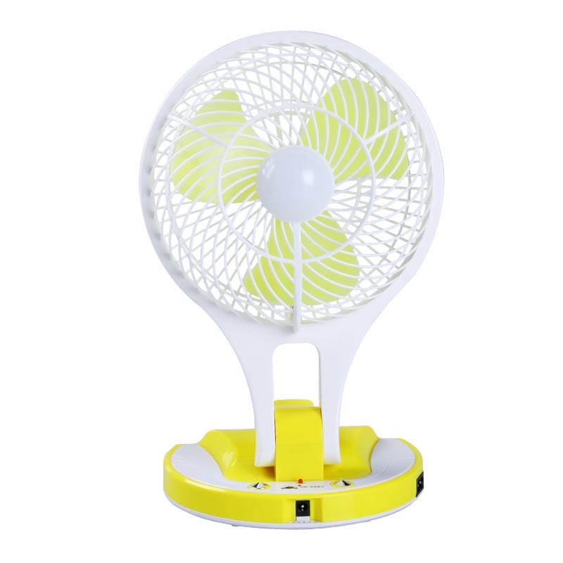 Quạt mini gấp gọn có móc treo tường, quạt tích điện để bàn kho sỉ mb