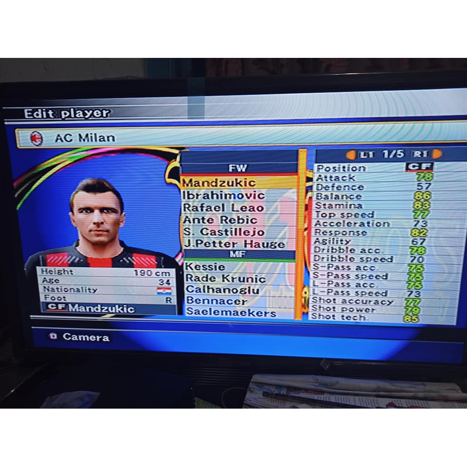 Máy Ps2 Winning Pes 2021 Update