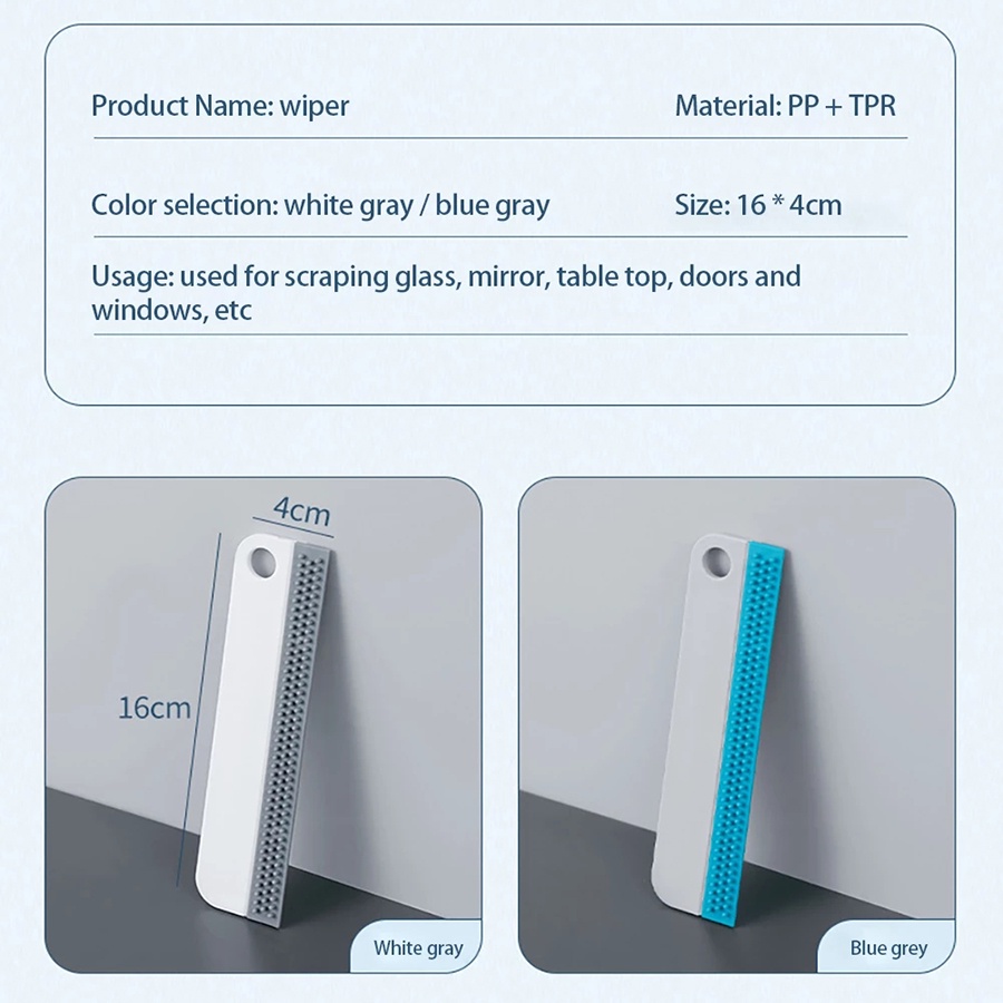 1 Dụng cụ vệ sinh cửa kính xe hơi hình chữ nhật bằng silicon mềm