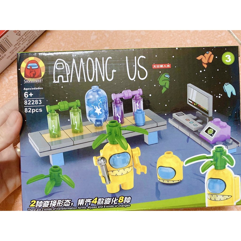 Lego Among Us bộ từ 82 miếng ghép đến 88 miếng ghép