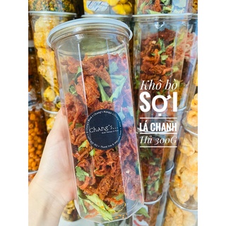 Khô bò sợi lá chanh - 300gr/hủ lon pet chang's food