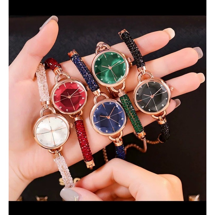 Đồng hồ thời trang nữ KT546 dây rút cực xinh