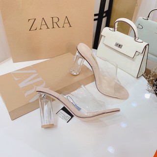 Guốc trong suốt zara 9p hàng xuất xịn