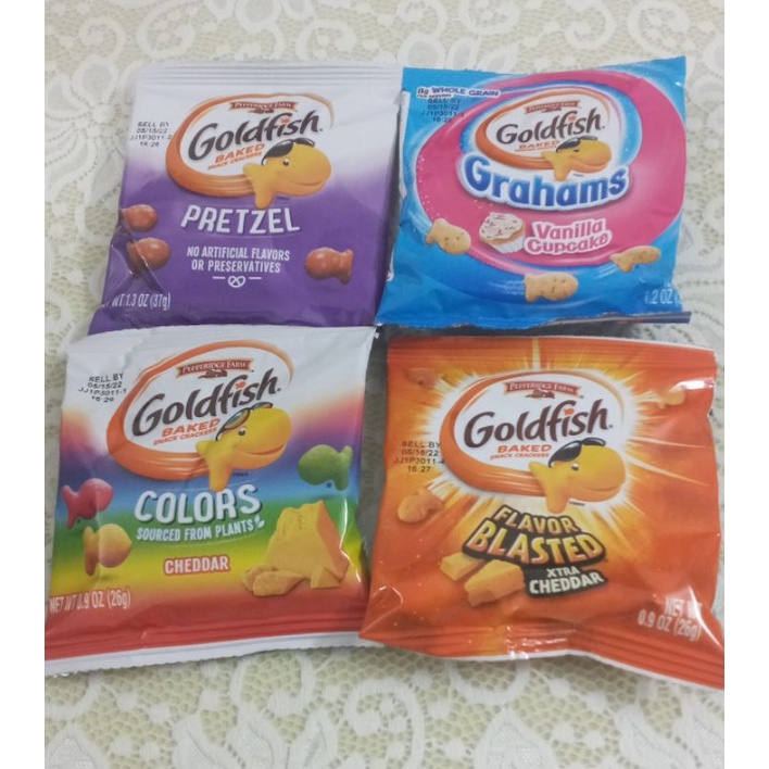 Combo 4 gói BÁNH CÁ Pepperidge Farm Goldfish