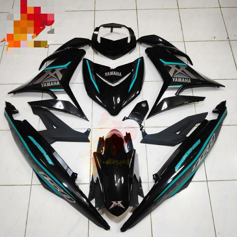 tem rời exciter 150 đen chỉ xanh mxking