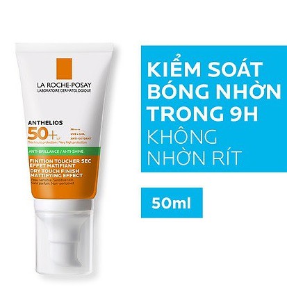 Kem chống nắng La Roche-Posay Anthelios XL/SPF 50+/Anti-Imperfection giúp da kiểm soát bóng nhờn,dễ nổi mụn 50ml