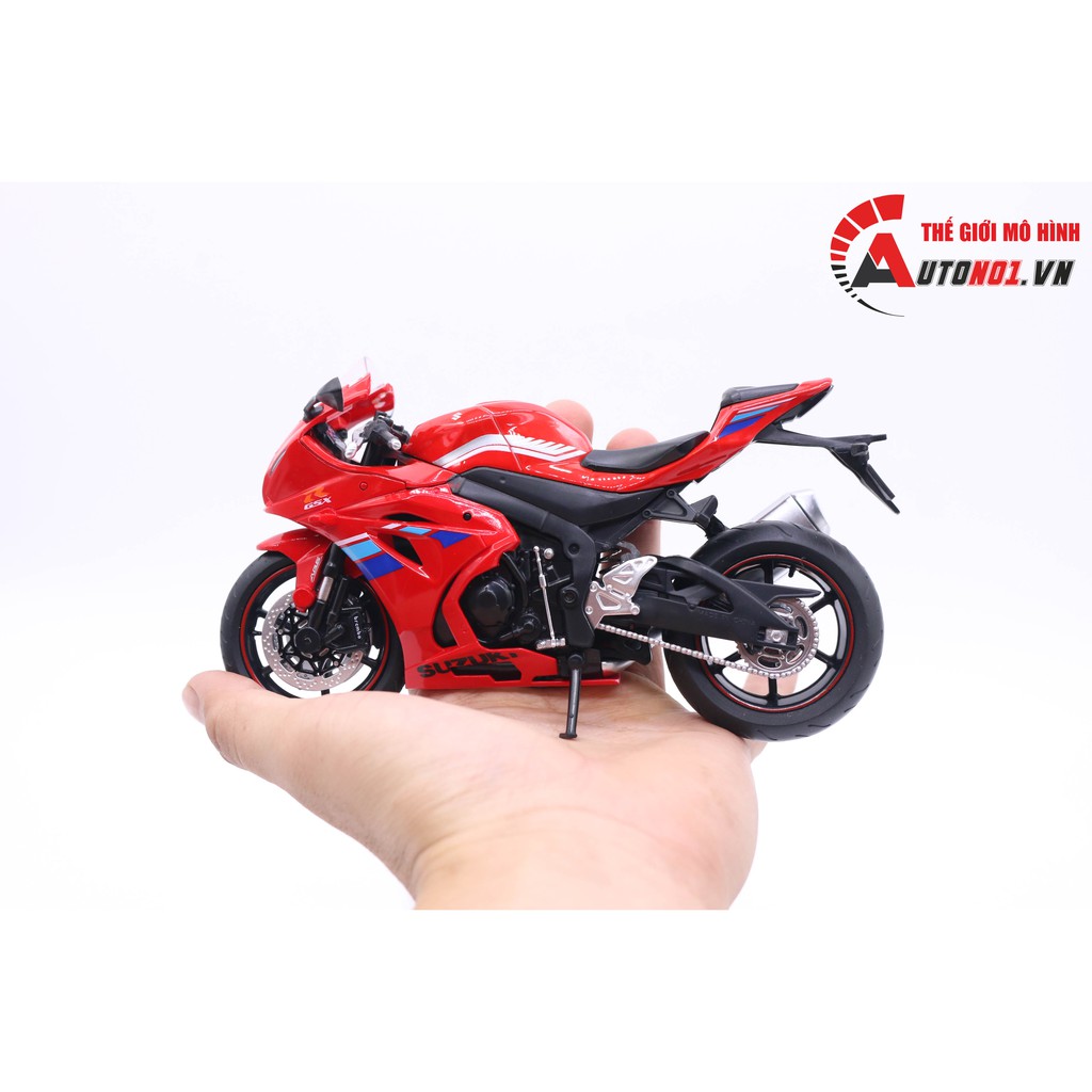 MÔ HÌNH XE SUZUKI GSX-R1000 RED 1:18 MSZ 7211