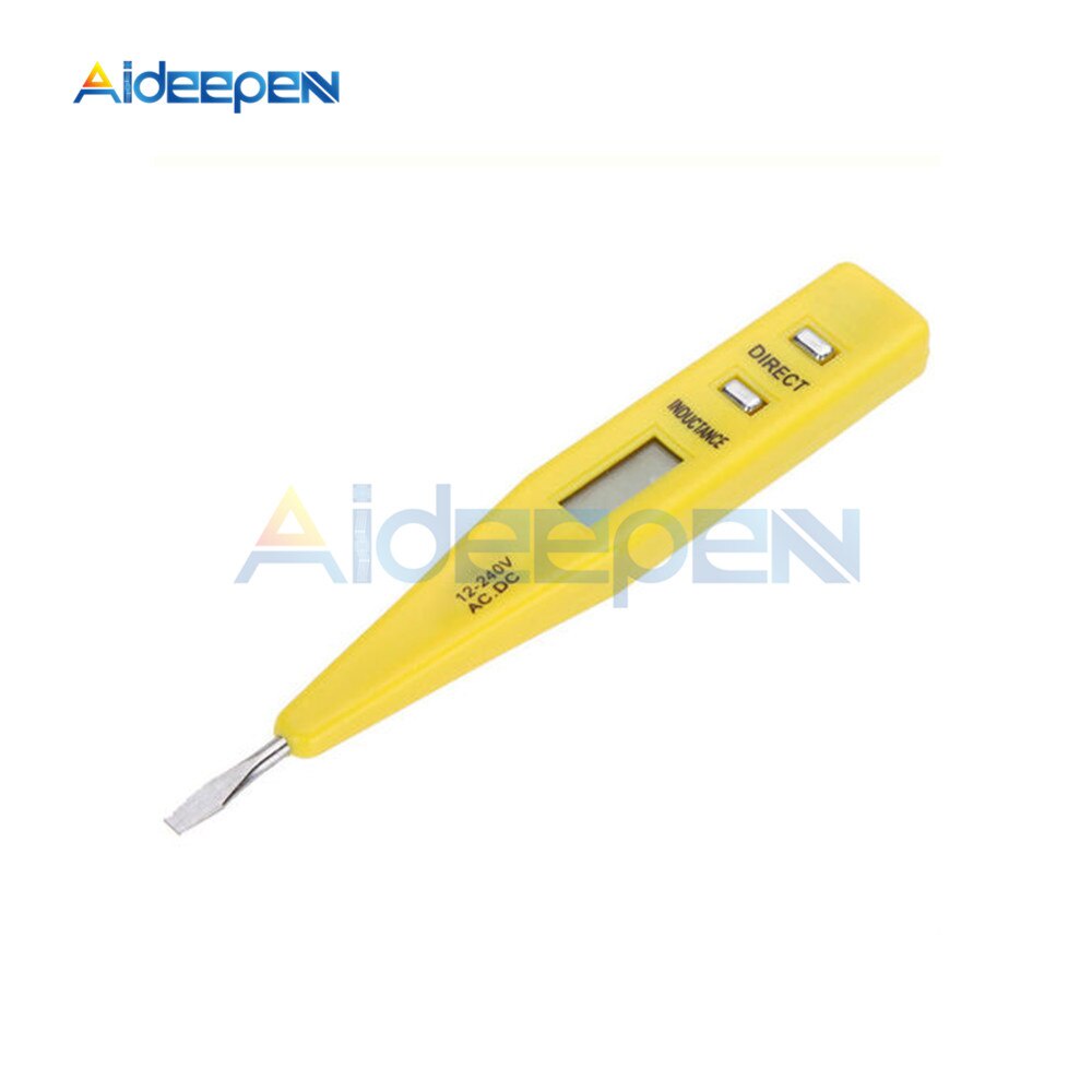 Bút Thử Điện AC DC 12V-250V Màn Hình LCD AC/DC