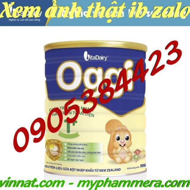 Sữa bột Oggi 1+ lon 900g  tem chính hãng
