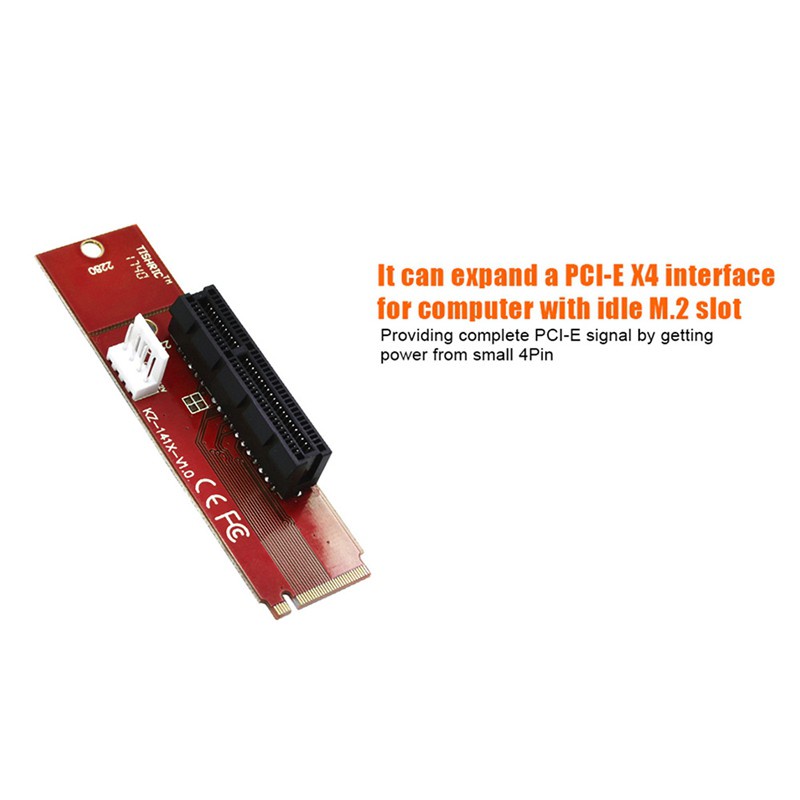 Set 2 Đầu Chuyển Đổi Ngff M.2 Key M2 Sang Pcie 4x 1x Cho Máy Đào Bitcoin Btc Miner | BigBuy360 - bigbuy360.vn