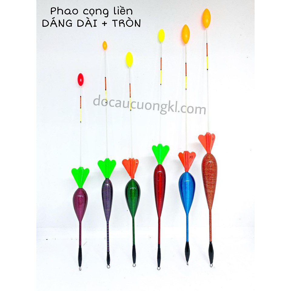 Phao câu cá đầu cần cọng liền