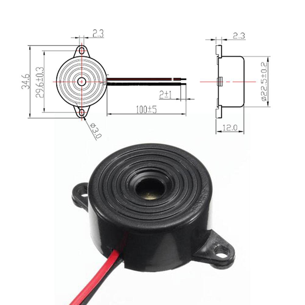 1 Áp Điện Từ 95db Báo Động Cho Xe Hơi