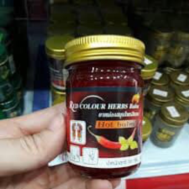 Dầu Cù Là Ớt Đỏ Hot Balm Thái Lan