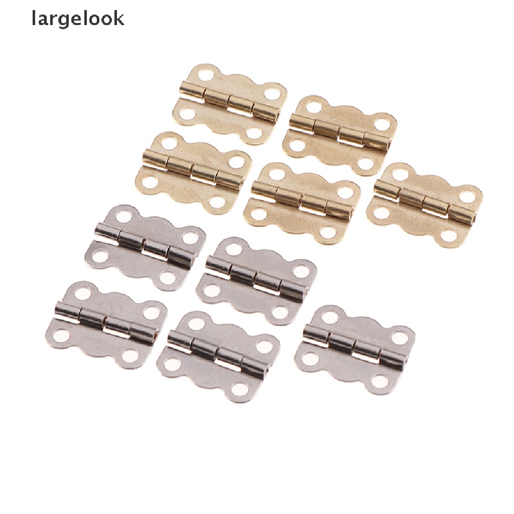 Set 20 bản lề cỡ 16*14mm gắn tủ đồ/hộp đựng đồ trang sức/đồ nội thất