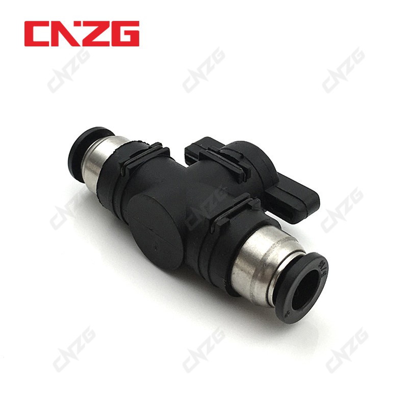 Van nối CNZG điều khiển lưu lượng khí nén 4mm 6mm 8mm 10mm 12mm tiện lợi