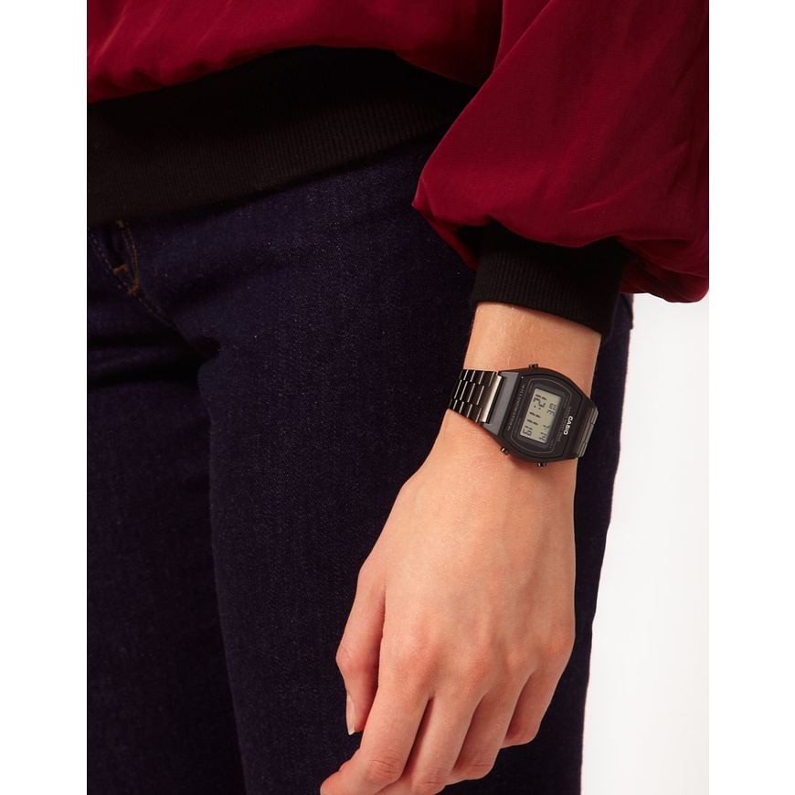 Đồng hồ unisex Casio B640WB-1A dây thép không gỉ, chống nước 500m, hàng chính hãng