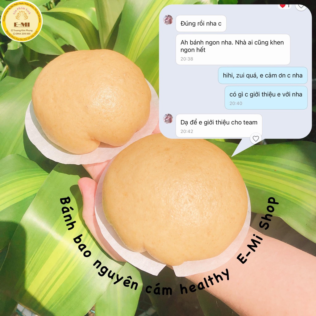 Bánh Bao Nguyên Cám Nhân Chay Nấm, Đậu Hũ Phô Mai Đặc Biệ- Ship HCM