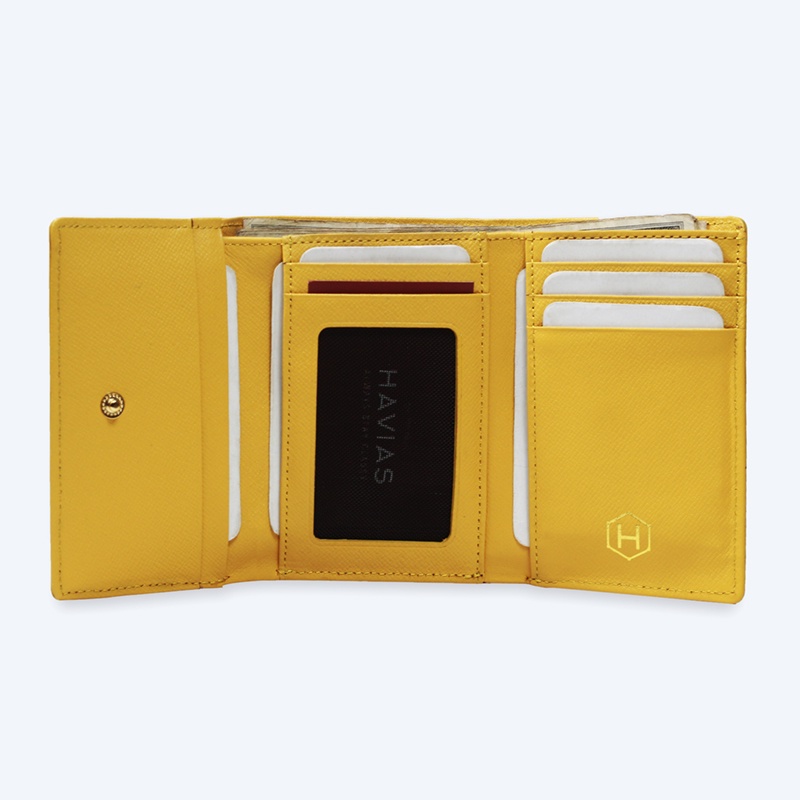 Ví gấp Heart3 GOLD Mini Handcrafted Wallet HAVIAS