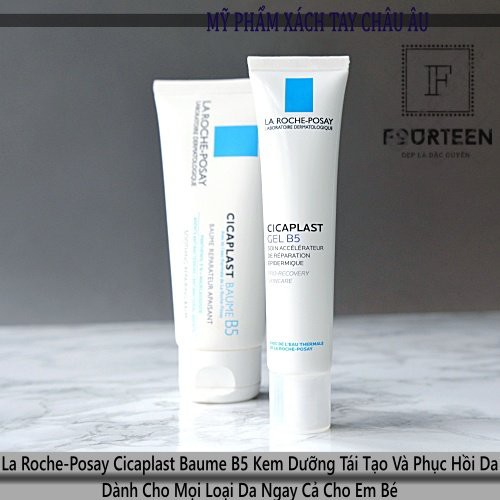 Kem Dưỡng Baume B5 La Roche-Posay Cicaplast Dịu Da Làm Mượt Và Phục Hồi Da - Sử Dụng Cả Cho Trẻ Em 40ml