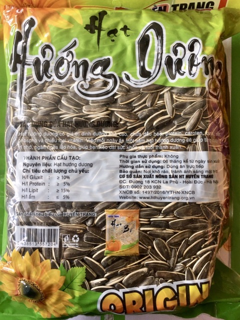 Thanh Hoá - Hướng dương sấy chín loại ngon đặc biệt 850g