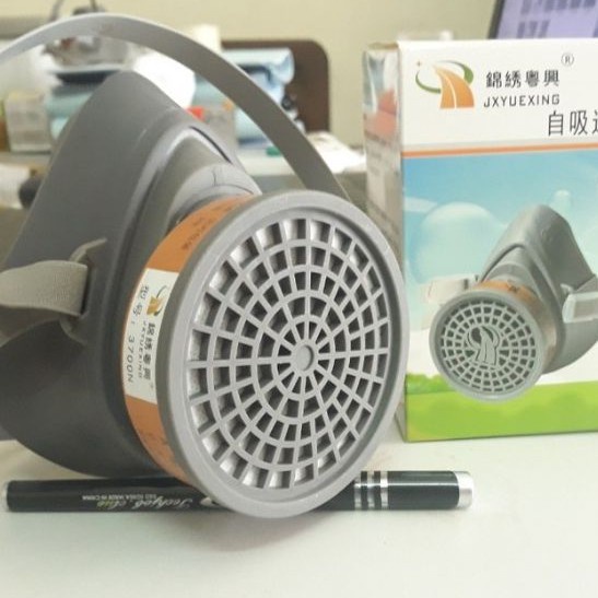 Bộ mặt nạ nửa mặt 1 phin lọc 3M 3100 và phin lọc hữu cơ phòng độc 3-M 3301K-155