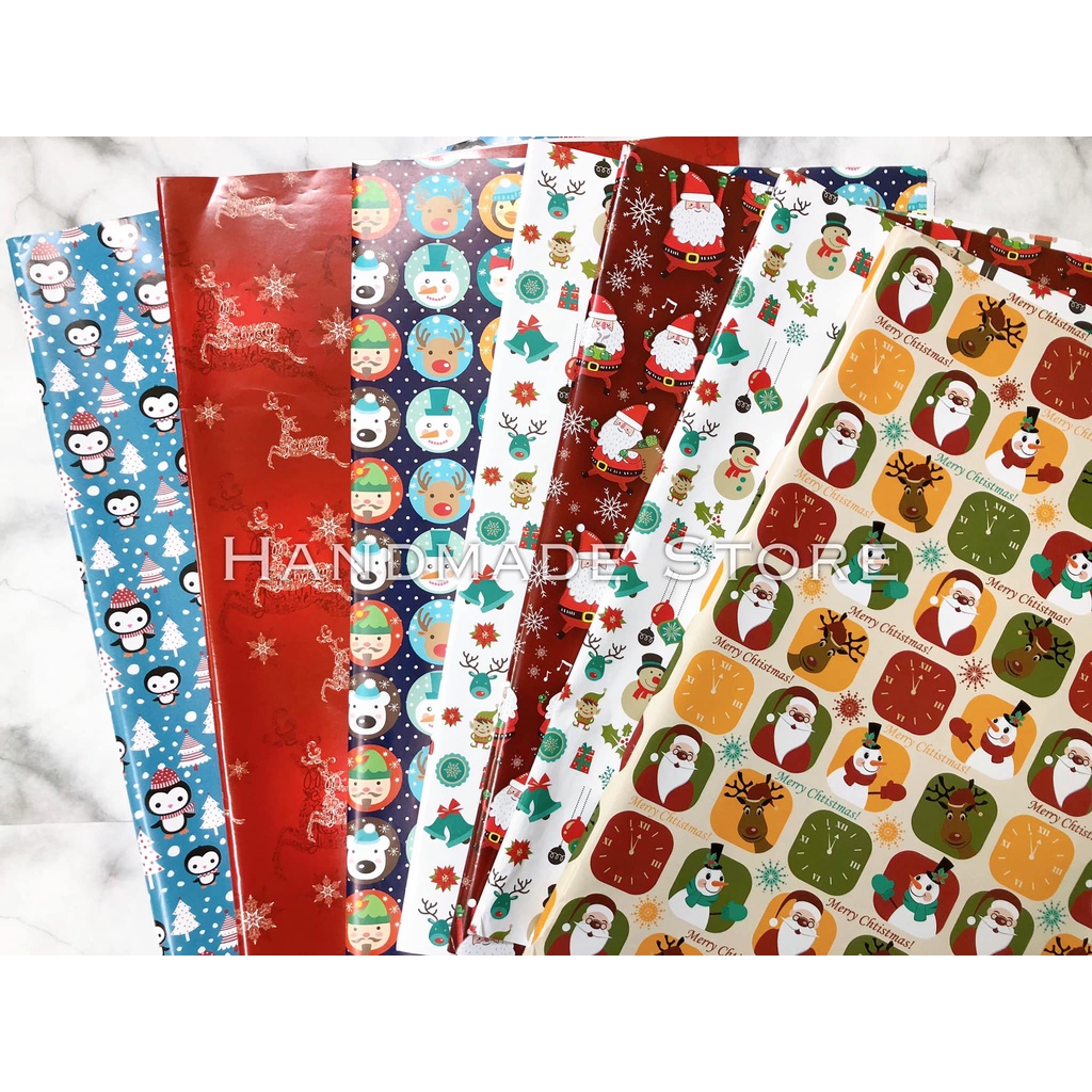 Giấy gói quà giáng sinh