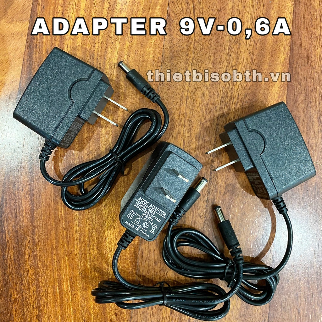 Nguồn adapter 9v 2a  cho thiết bị mạng, máy hút sữa, loa kéo mini