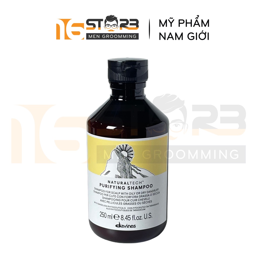 [Chính Hãng 100%] Dầu Gội Tóc Gàu Davines NaturalTech Purifying Shampoo 250ml - Hàng Nhập Khẩu
