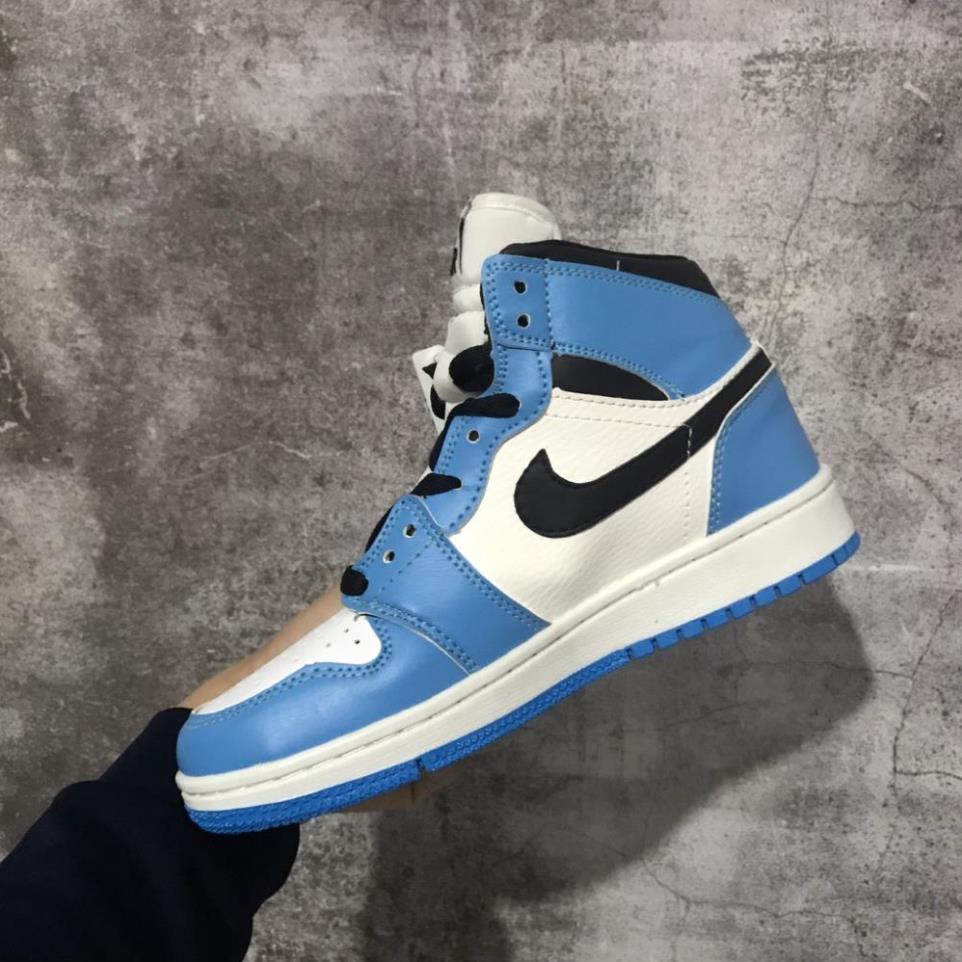 Giày JD1 high thể thao sneaker JORDAN 1 xanh dương cổ cao Hot trend