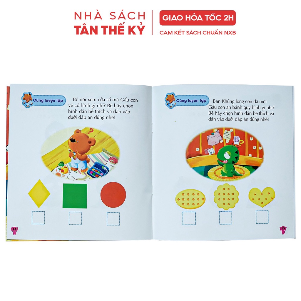 Sách - Bé rèn luyện trí thông minh song ngữ Việt Anh cho bé từ 3-9 tuổi kèm file audio đọc sách (Bộ 6 cuốn)