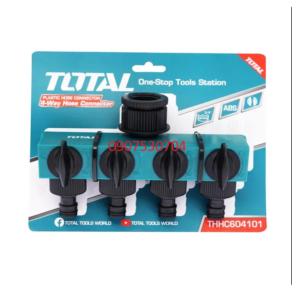 Khớp nối ống nước 4 đầu 3/4 inch - 1 inch Total THHC604101